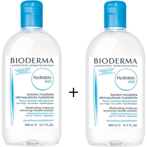 BIODERMA Hydrabio H2O 1+1 festival 500 ml